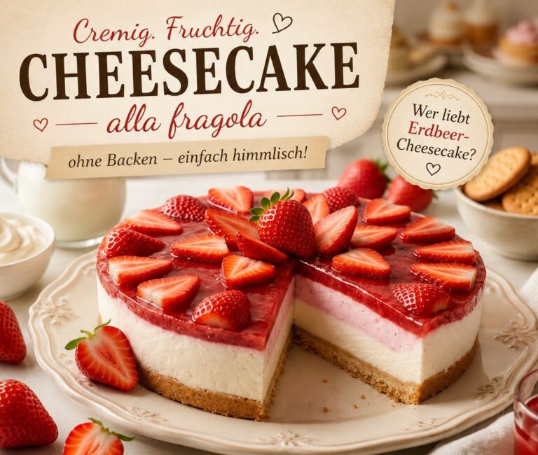 Cheesecake alla Fragola: fresca, cremosa e senza cottura