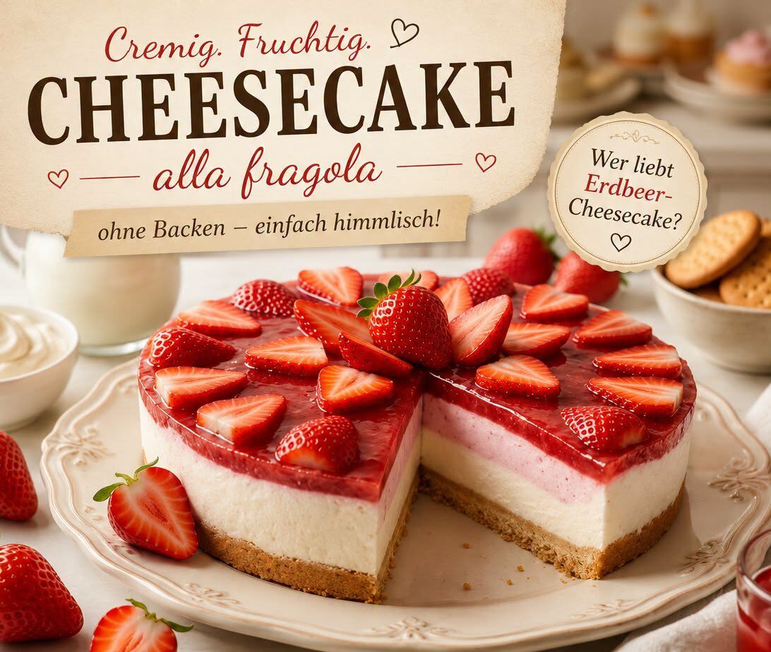 Cheesecake alla Fragola