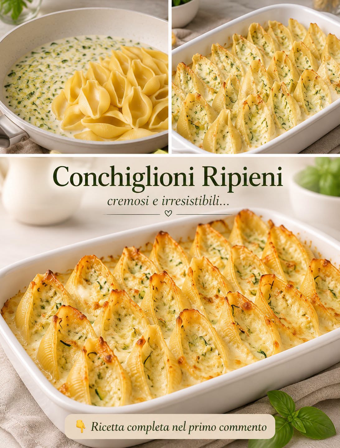 Pasta cremosa con panna, parmigiano e prezzemolo