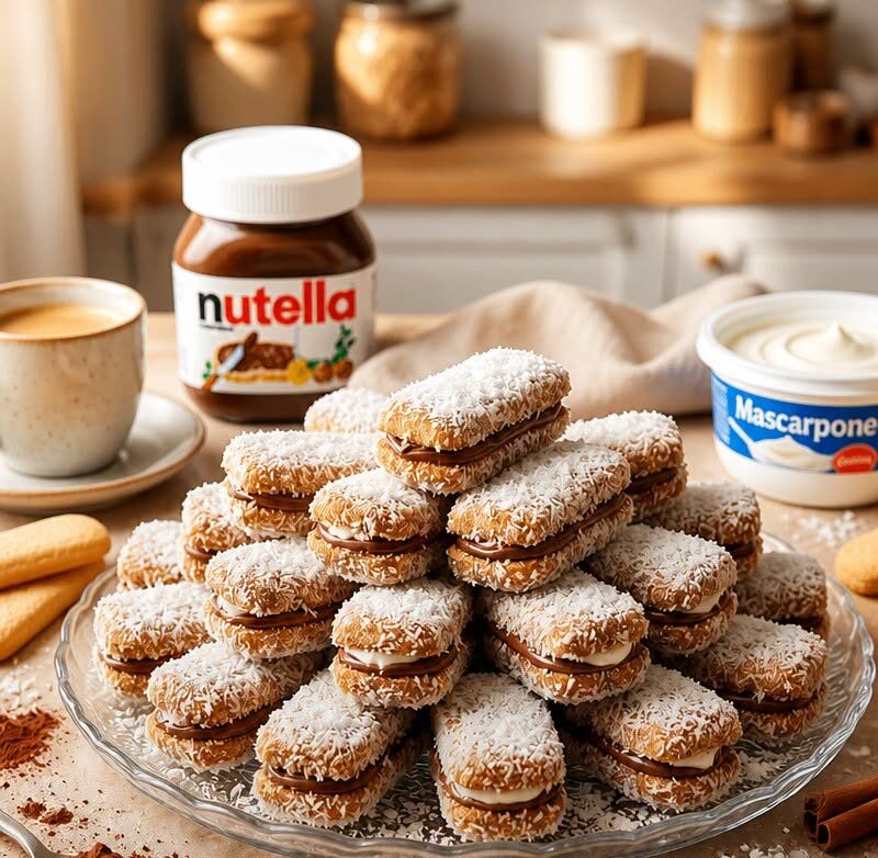 Pavesini con Nutella