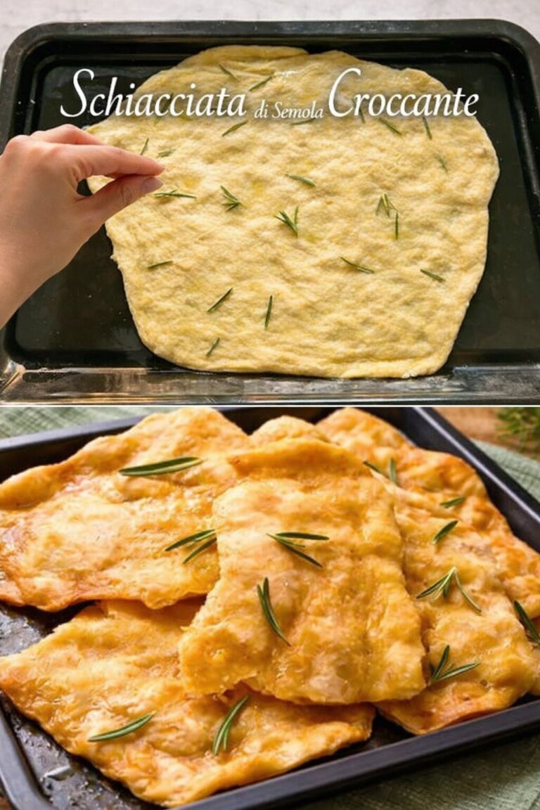 Schiacciata croccante di semola