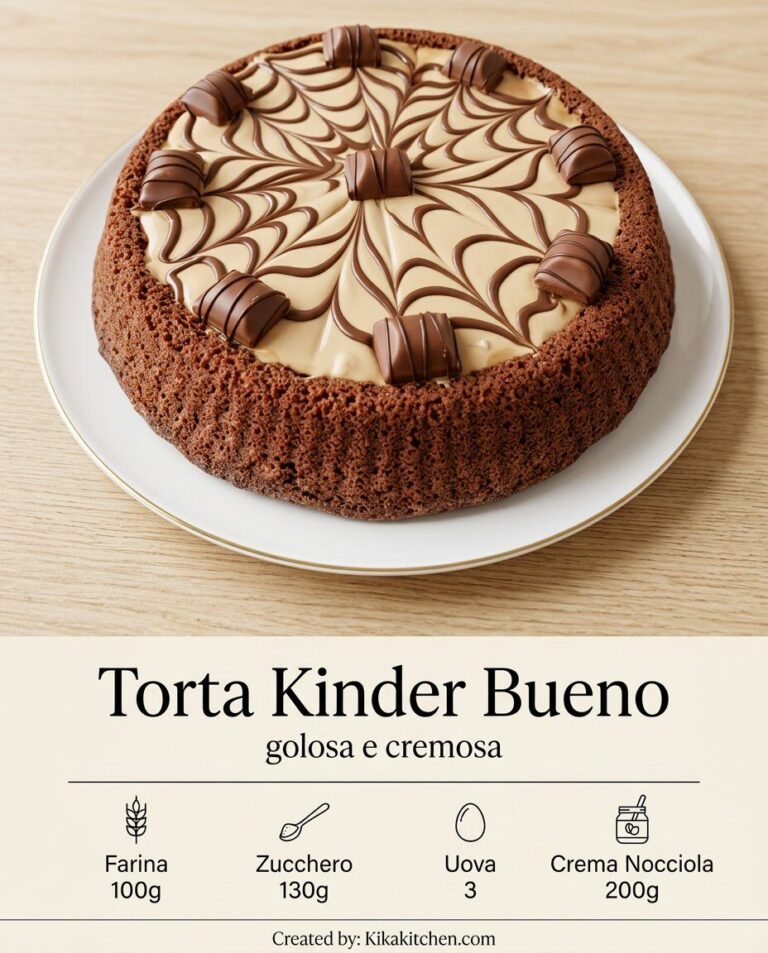 Crostata morbida al Kinder Bueno