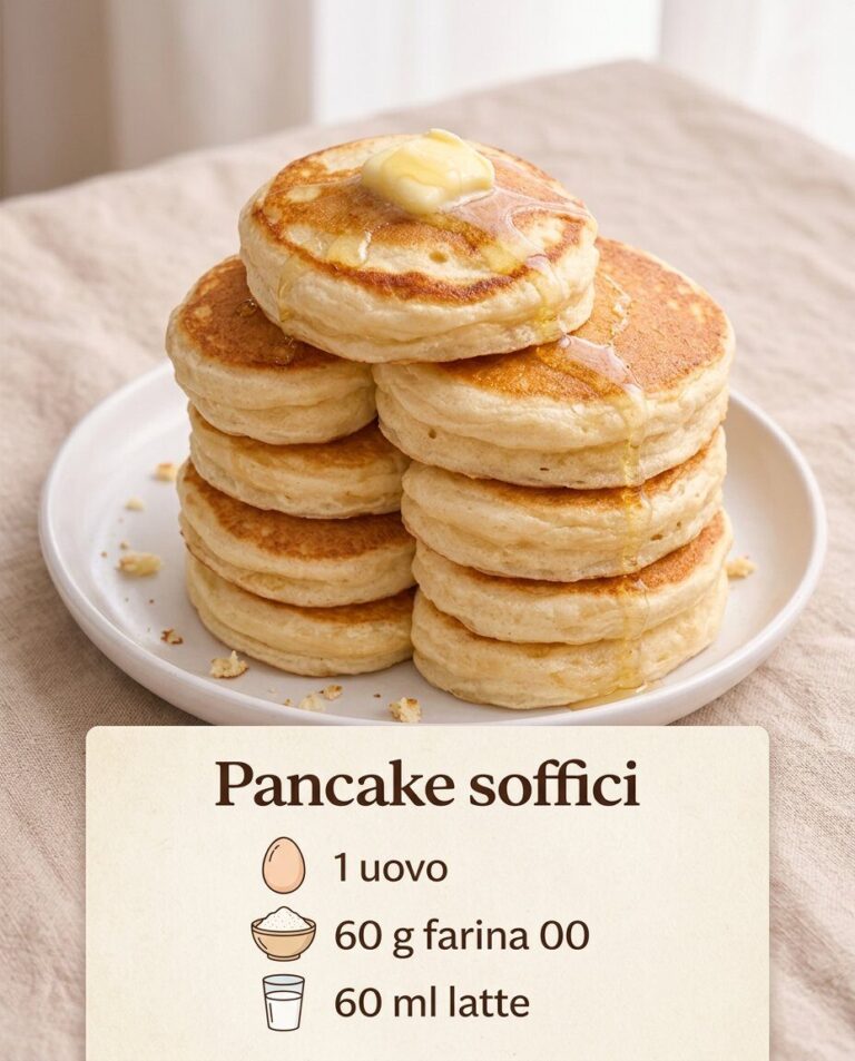 Pancake soffici al latte