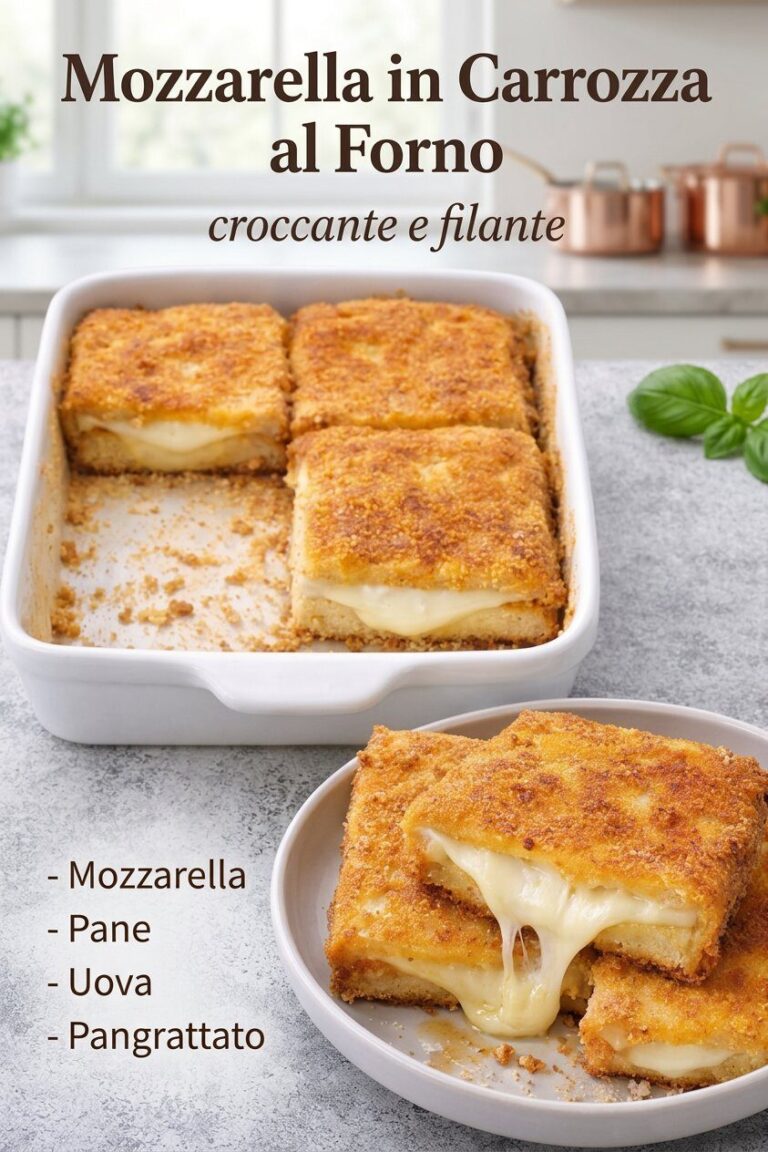 Mozzarella in carrozza al forno