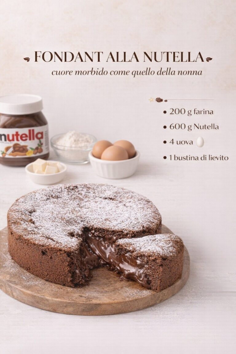 Torta morbida alla Nutella