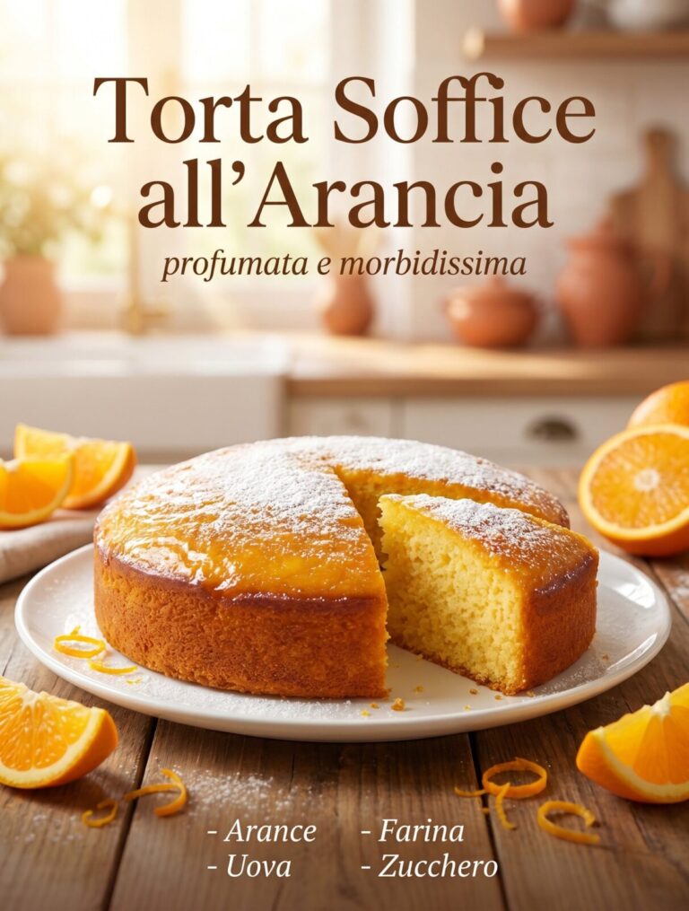 Torta soffice all’arancia e yogurt