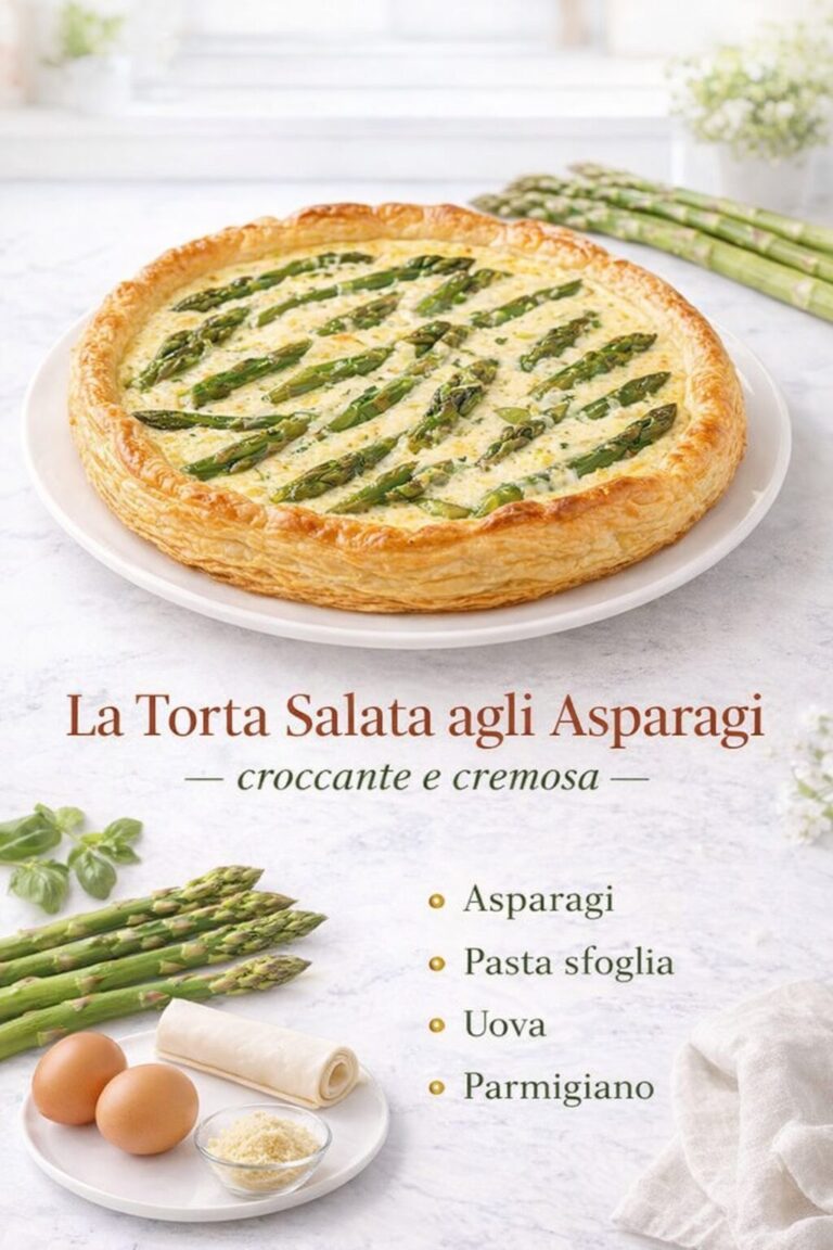 Torta salata agli asparagi