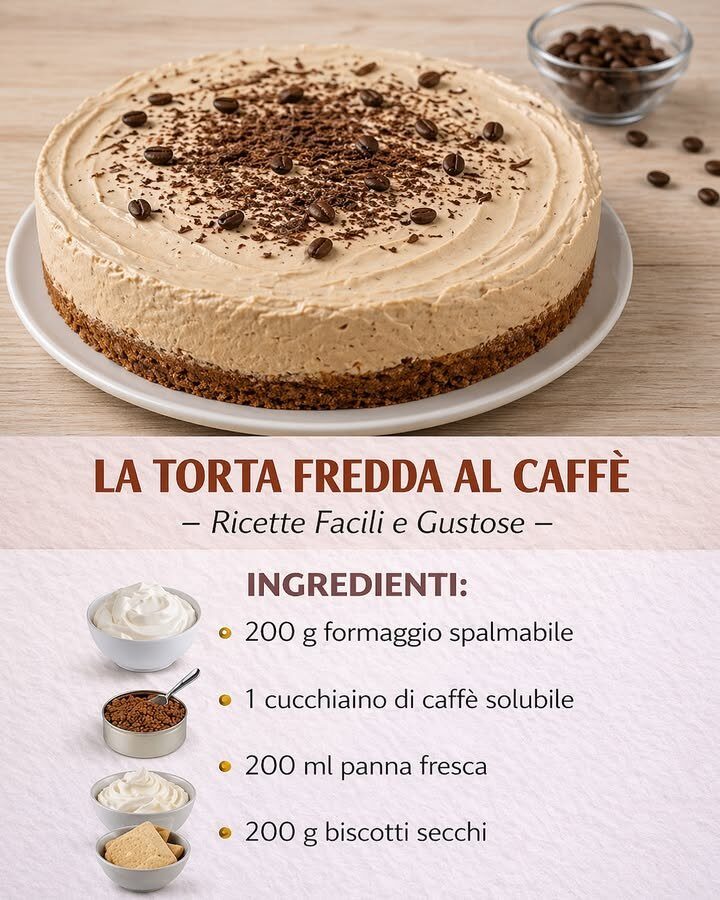 Torta fredda al caffè