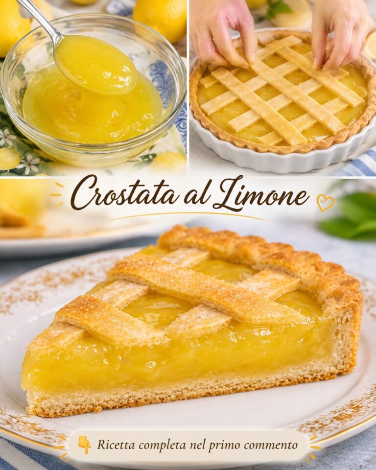 Crostata con crema al limone