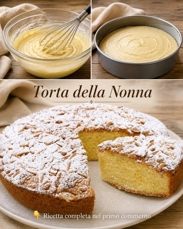 Torta soffice ai pinoli