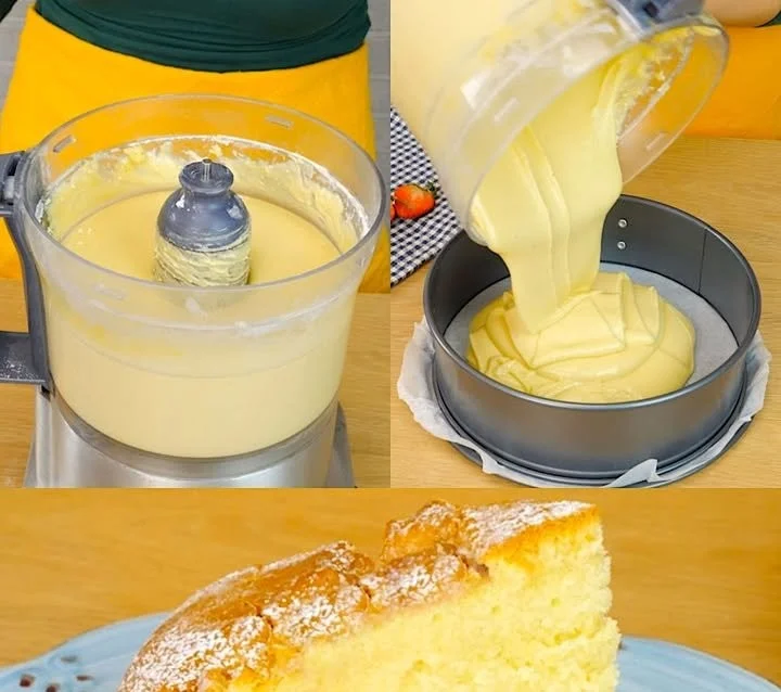 Torta nuvola al burro e vaniglia